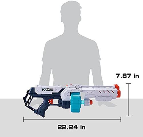 X-Shot Excel Regenerator Schaumstoffdart-Blaster für ultimativen Spielspaß - 1000+ Kombinationen & 48 Darts!