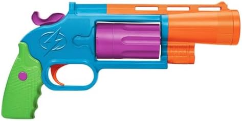 BuzzBee Air Warriors Double Shot - Doppelschuss Schrotflinten Blaster für spannende Abenteuer mit 4 Darts & 4 Hülsen