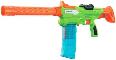 BuzzBee Air Warriors Double Shot - Doppelschuss Schrotflinten Blaster für spannende Abenteuer mit 4 Darts & 4 Hülsen