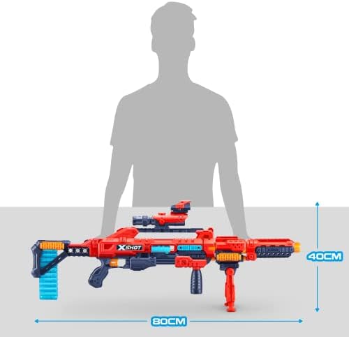 X-Shot Excel Regenerator Schaumstoffdart-Blaster für ultimativen Spielspaß - 1000+ Kombinationen & 48 Darts!