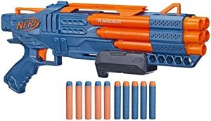 NERF Elite |0 Ranger PD-5 Blaster – 5 Läufe, 10 Dart-Set, einfache Handhabung für spannende Action!