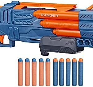 NERF Elite |0 Ranger PD-5 Blaster – 5 Läufe, 10 Dart-Set, einfache Handhabung für spannende Action!