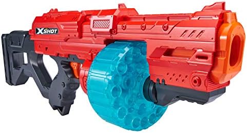 X-Shot Excel Omega Dartblaster - Inklusive 96 Darts & Munitionskette für aufregende Actionspiele