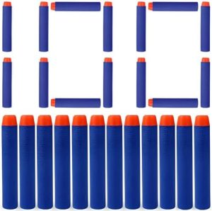 100 Nerf Elite Pfeile – 7,2cm Nachfüllpack für Spielzeugpistolen, ideale Munition für Familien-Spaß draußen, in Blau!