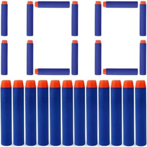 100 Nerf Elite Pfeile – 7,2cm Nachfüllpack für Spielzeugpistolen, ideale Munition für Familien-Spaß draußen, in Blau!