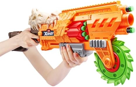 XSHOT Insanity Dread Hammer von Zuru – 48 Pfeile, Air Pocket Technologie, Outdoor-Spielzeug für Jungen und Mädchen