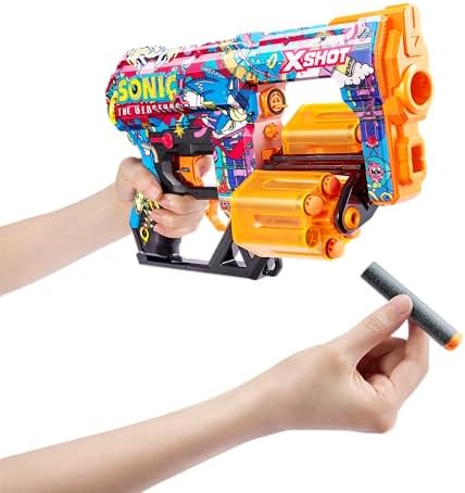 XSHOT Skins Dread Blaster Robotnik – Sonic The Hedgehog Dart-Blaster für spannende Abenteuer!