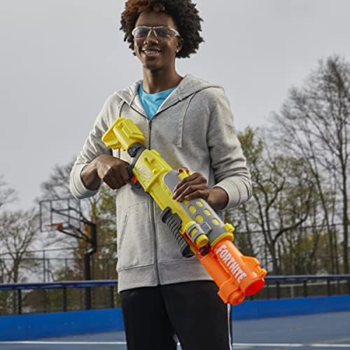 NERF Fortnite Storm Scout Blaster mit Fernrohr - 6-Dart Clip-Magazin für spannende Spiele im Freien