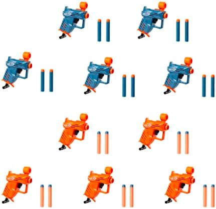 NERF Elite Ace SD-1 Partypaket – 10 Blaster & 20 Elite Darts für unvergessliche Spiele – Amazon Exklusiv