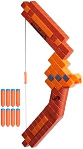 Nerf Minecraft Bogen Dart-Blaster – Perfekte Spielwaffe für spannende Abenteuer im Freien mit 8 Nerf N1 Darts!