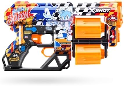 XSHOT Skins Dread Blaster Robotnik – Sonic The Hedgehog Dart-Blaster für spannende Abenteuer!