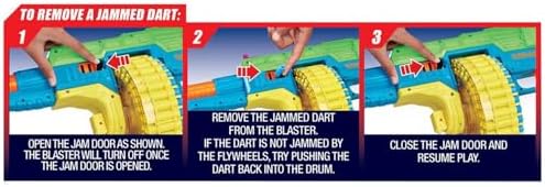 BuzzBee Air Warriors Double Shot - Doppelschuss Schrotflinten Blaster für spannende Abenteuer mit 4 Darts & 4 Hülsen