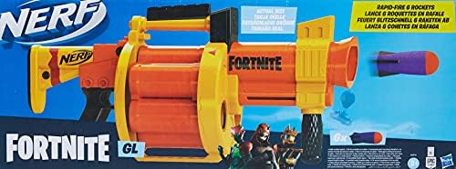 NERF Fortnite Storm Scout Blaster mit Fernrohr - 6-Dart Clip-Magazin für spannende Spiele im Freien