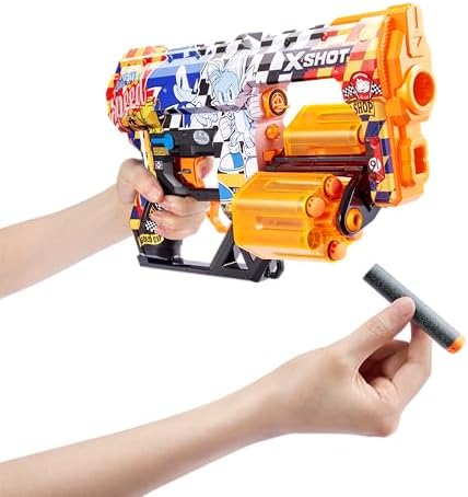 XSHOT Skins Dread Blaster Robotnik – Sonic The Hedgehog Dart-Blaster für spannende Abenteuer!