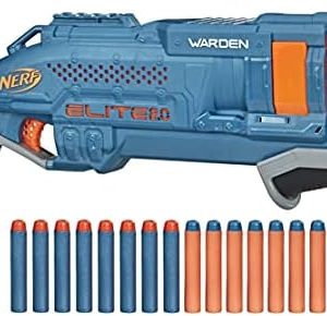 Nerf Elite |0 Warden DB-8 Blaster mit 16 Darts – Schnellfeuer für spannende Battles!