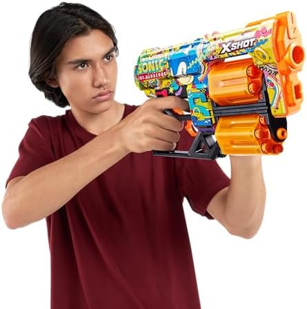 XSHOT Skins Dread Blaster Robotnik – Sonic The Hedgehog Dart-Blaster für spannende Abenteuer!