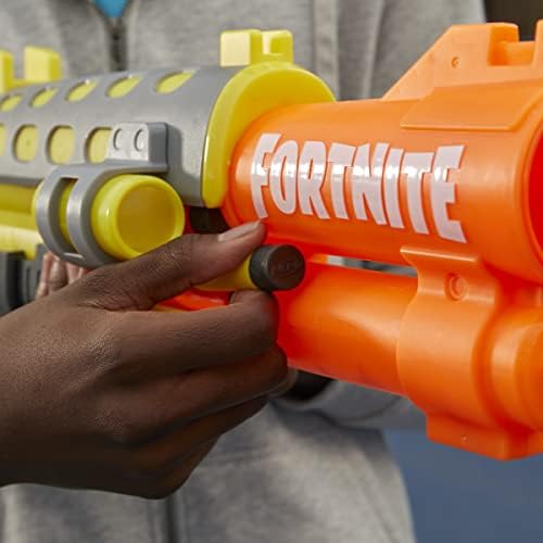 NERF Fortnite Storm Scout Blaster mit Fernrohr - 6-Dart Clip-Magazin für spannende Spiele im Freien