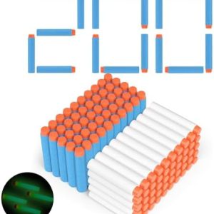 ZWOOS Nerf Darts 7,2 cm - 200 Schaumstoff-Pfeile für N-Strike Elite Blaster, perfektes Spielzeug für Wettkämpfe!