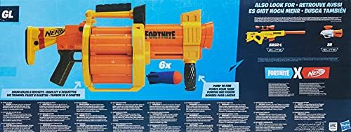 NERF Fortnite Storm Scout Blaster mit Fernrohr - 6-Dart Clip-Magazin für spannende Spiele im Freien