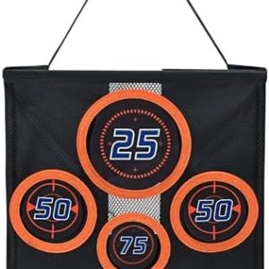 NERF NER0020 - Tragbares Ziel mit Griff für Darts - Ideales Übungszubehör für spannende Spiele draußen