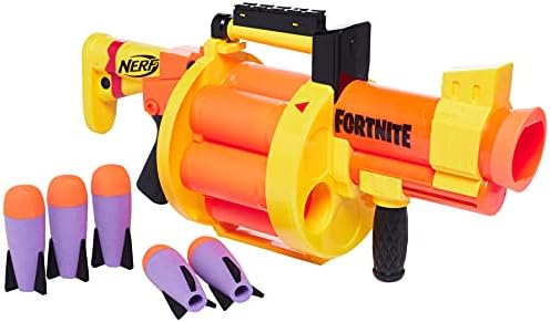 NERF Fortnite Storm Scout Blaster mit Fernrohr - 6-Dart Clip-Magazin für spannende Spiele im Freien