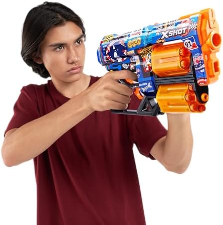 XSHOT Skins Dread Blaster Robotnik – Sonic The Hedgehog Dart-Blaster für spannende Abenteuer!