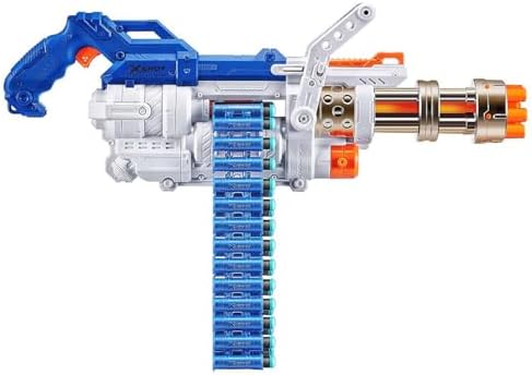 X-Shot Excel Omega Dartblaster - Inklusive 96 Darts & Munitionskette für aufregende Actionspiele
