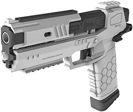 Tovol Zerky Schaumstoff Blaster Pistole – Spielzeugpistole mit Zielfernrohr & Darts für Kids und Teens