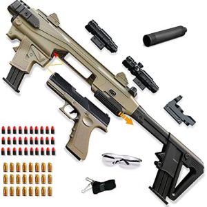 Spielzeug Pistole Kinder – Upgrade Toy Gun mit 30 Schaumstoffköpfen für spannende Abenteuer drinnen und draußen!