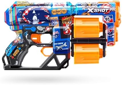 XSHOT Skins Dread Blaster Robotnik – Sonic The Hedgehog Dart-Blaster für spannende Abenteuer!