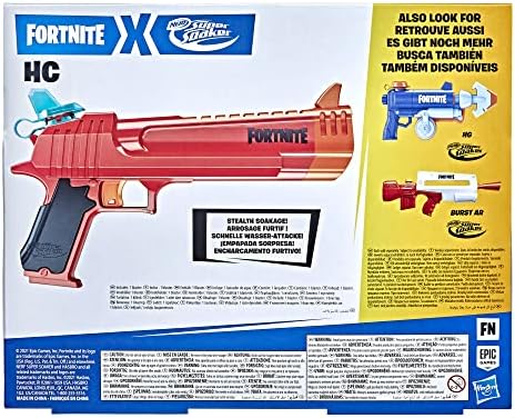 Nerf Super Soaker Fortnite HC Wasserblaster – Riesiger Wasserstrahl für spannende Outdoor-Spiele!
