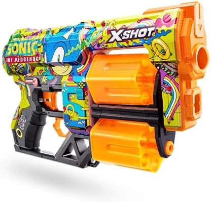 XSHOT Skins Dread Blaster Robotnik – Sonic The Hedgehog Dart-Blaster für spannende Abenteuer!