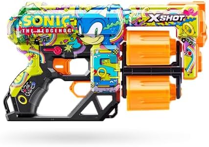 XSHOT Skins Dread Blaster Robotnik – Sonic The Hedgehog Dart-Blaster für spannende Abenteuer!