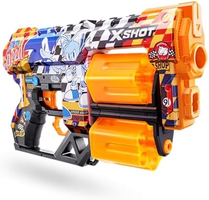 XSHOT Skins Dread Blaster Robotnik – Sonic The Hedgehog Dart-Blaster für spannende Abenteuer!