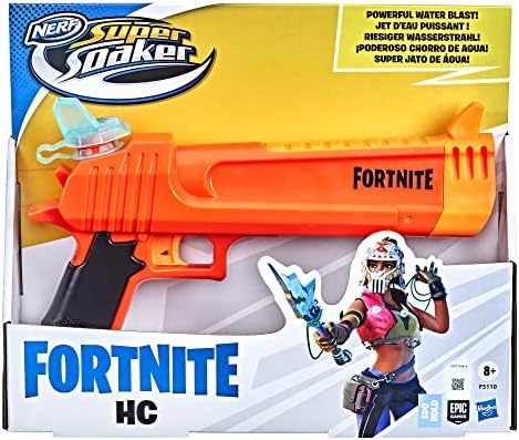 Nerf Super Soaker Fortnite HC Wasserblaster – Riesiger Wasserstrahl für spannende Outdoor-Spiele!