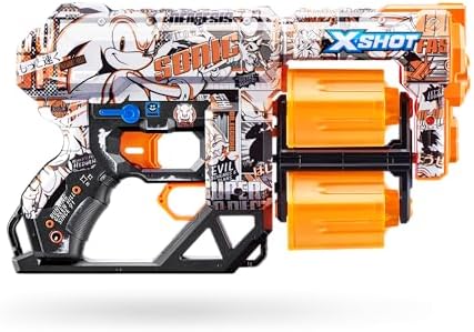 XSHOT Skins Dread Blaster Robotnik – Sonic The Hedgehog Dart-Blaster für spannende Abenteuer!