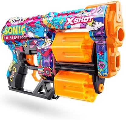 XSHOT Skins Dread Blaster Robotnik – Sonic The Hedgehog Dart-Blaster für spannende Abenteuer!