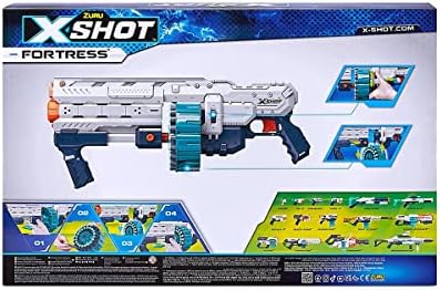 X-Shot Excel Regenerator Schaumstoffdart-Blaster für ultimativen Spielspaß - 1000+ Kombinationen & 48 Darts!