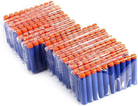 ZWOOS Nerf Darts 7,2 cm - 200 Schaumstoff-Pfeile für N-Strike Elite Blaster, perfektes Spielzeug für Wettkämpfe!
