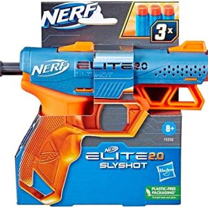 Nerf Hasbro Revolver Elite |0 Slyshot – Leistungsstarker Spielzeug-Revolver für spannende Wettkämpfe drinnen und draußen