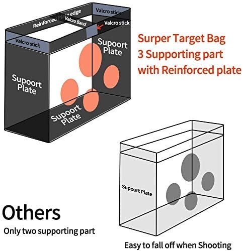 Toyer Schaumstoff-Blaster Zieltasche, tragbar für Nerf-Übungen – ideal für N-Strike Elite/Mega/Rival