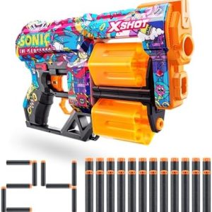 XSHOT Skins Dread Blaster Robotnik – Sonic The Hedgehog Dart-Blaster für spannende Abenteuer!