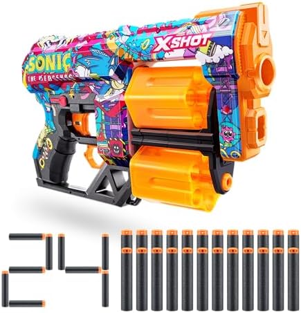 XSHOT Skins Dread Blaster Robotnik – Sonic The Hedgehog Dart-Blaster für spannende Abenteuer!