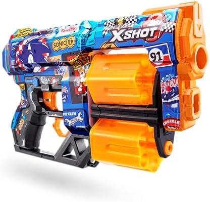 XSHOT Skins Dread Blaster Robotnik – Sonic The Hedgehog Dart-Blaster für spannende Abenteuer!