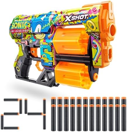 XSHOT Skins Dread Blaster Robotnik – Sonic The Hedgehog Dart-Blaster für spannende Abenteuer!