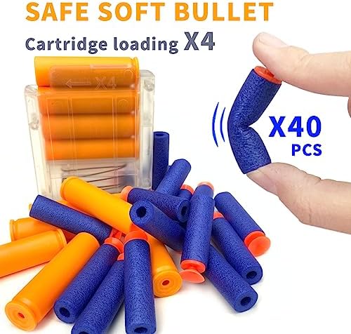 AGM MASTECH M24 Weiche Schaumstoff-Spielzeugpistole mit verbessertem Zielfernrohr für ultimativen Spielspaß drinnen und