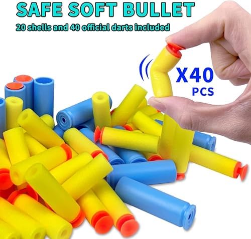 AGM MASTECH M24 Weiche Schaumstoff-Spielzeugpistole mit verbessertem Zielfernrohr für ultimativen Spielspaß drinnen und