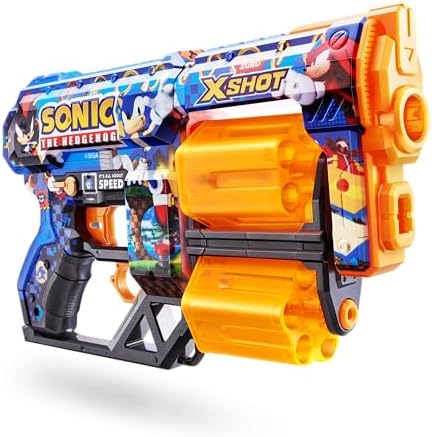 XSHOT Skins Dread Blaster Robotnik – Sonic The Hedgehog Dart-Blaster für spannende Abenteuer!