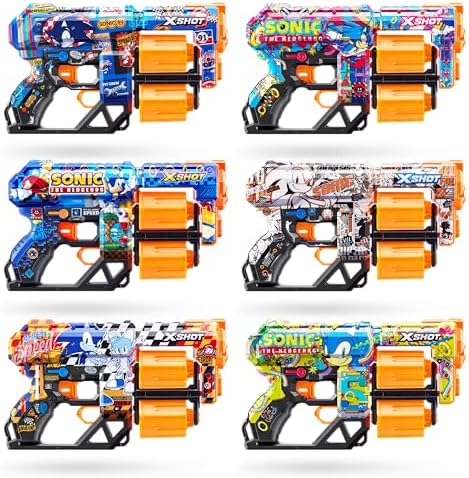 XSHOT Skins Dread Blaster Robotnik – Sonic The Hedgehog Dart-Blaster für spannende Abenteuer!