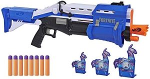 Nerf TS-R Blaster – Pump-Action Spaß mit 3 Llama Zielen & 8 Mega Darts – Ideal für kreative Spielaction!